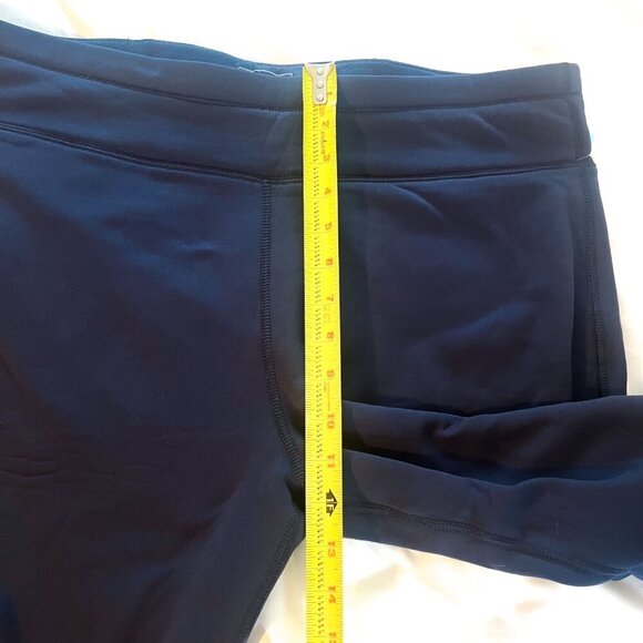 NEW LL Bean Primaloft Therma-stretch Fleece Mid-Rise Straight-Leg Navy Pants XL - Picture 12 of 16